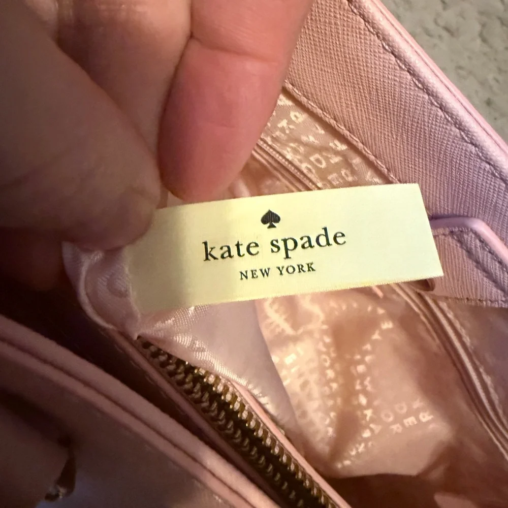 Kate Spade Cameron Street Candace Satchel Pink Saffiano Leather Crossbody S338